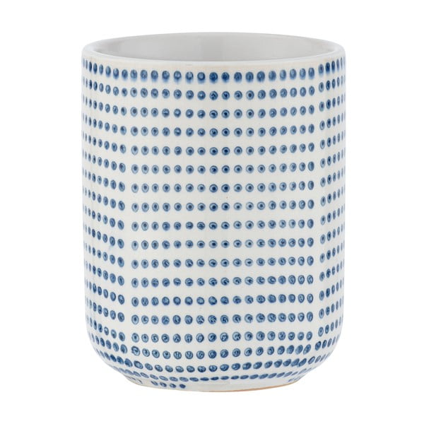 Suport ceramică pentru periuțe de dinți Wenko Nole, alb - albastru