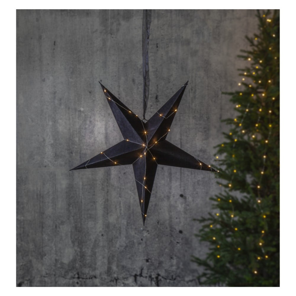 Decorațiune luminoasă pentru Crăciun Star Trading Velvet, negru, ø 60 cm bonami.ro imagine 2022