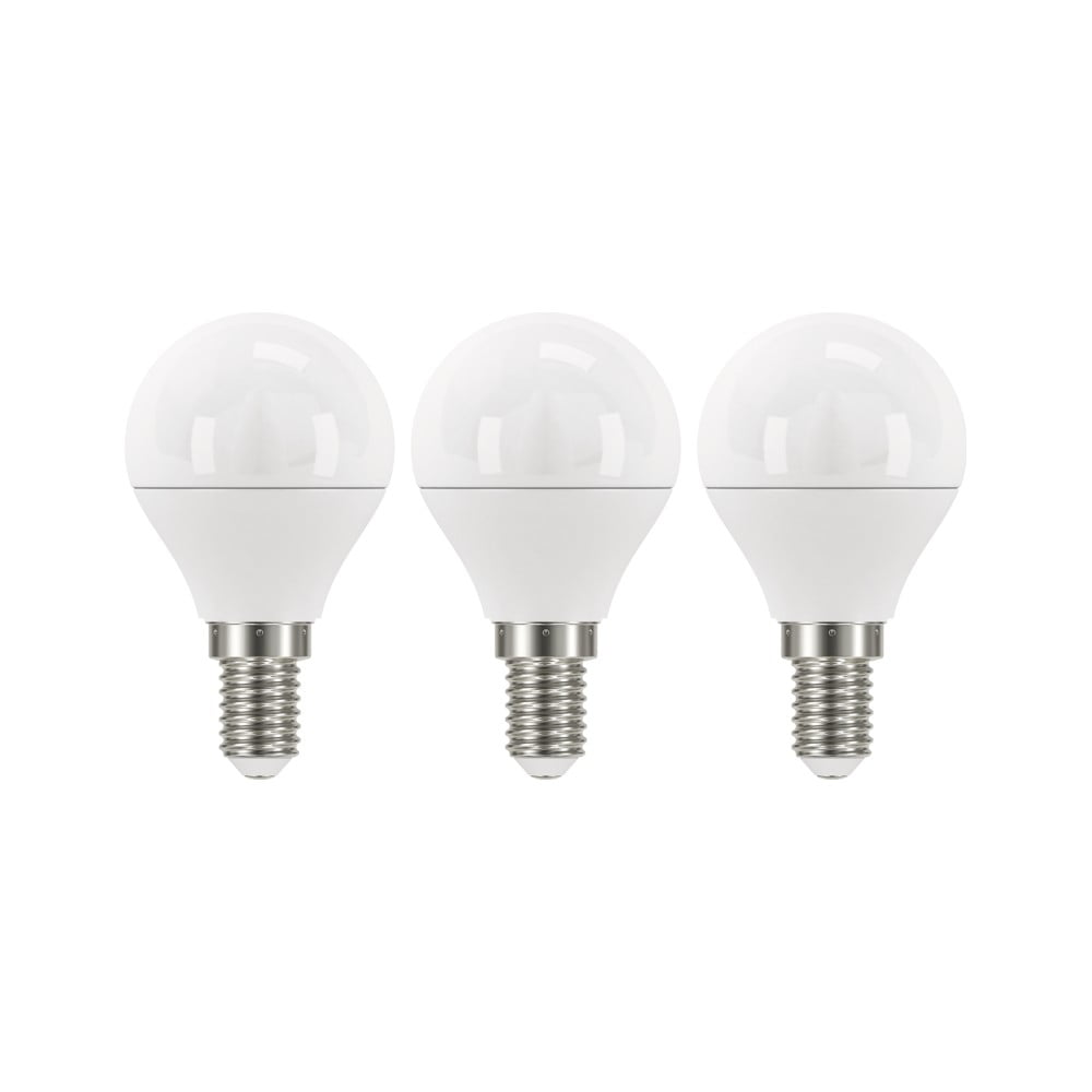 Set 3 becuri cu LED EMOS Classic Mini Globe Neutral White, 5W E14