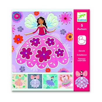 Set 5 șabloane djeco flower fairies