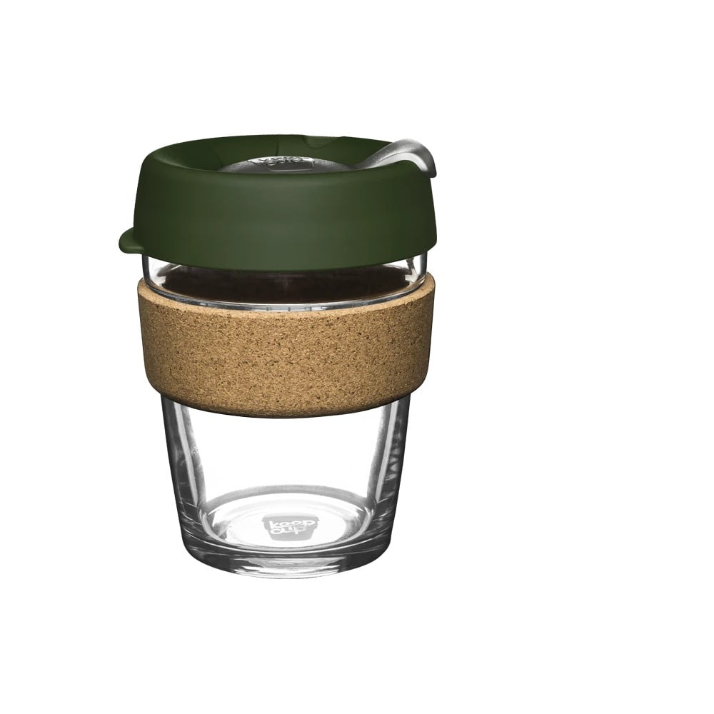 Cană de voiaj verde 340 ml Brew Cork Pine M – KeepCup