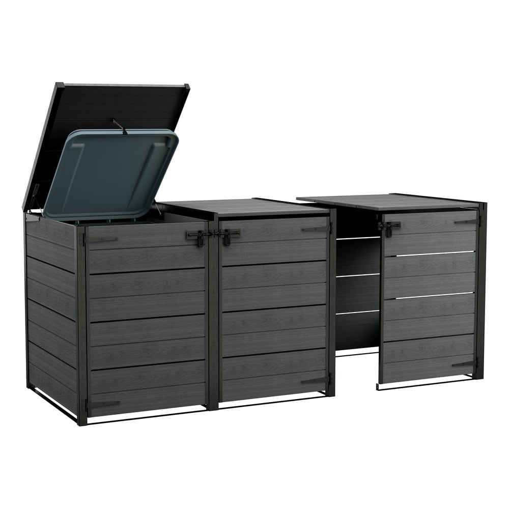 Dulap de grădină gri închis din plastic Hide Away – Keter