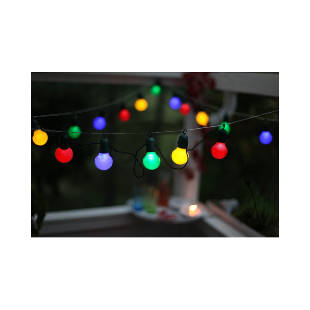 Șirag luminos LED-uri colorate pentru exterior Star Trading Party, lungime 5,7 m bonami.ro