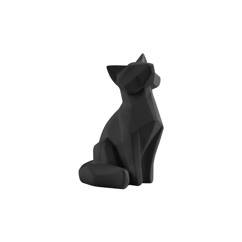 Statuetă PT LIVING Origami Fox, înălțime 15 cm, negru mat bonami.ro