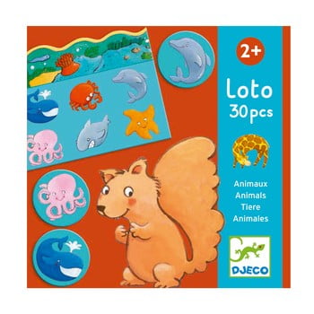 Joc loterie pentru copii djeco animals