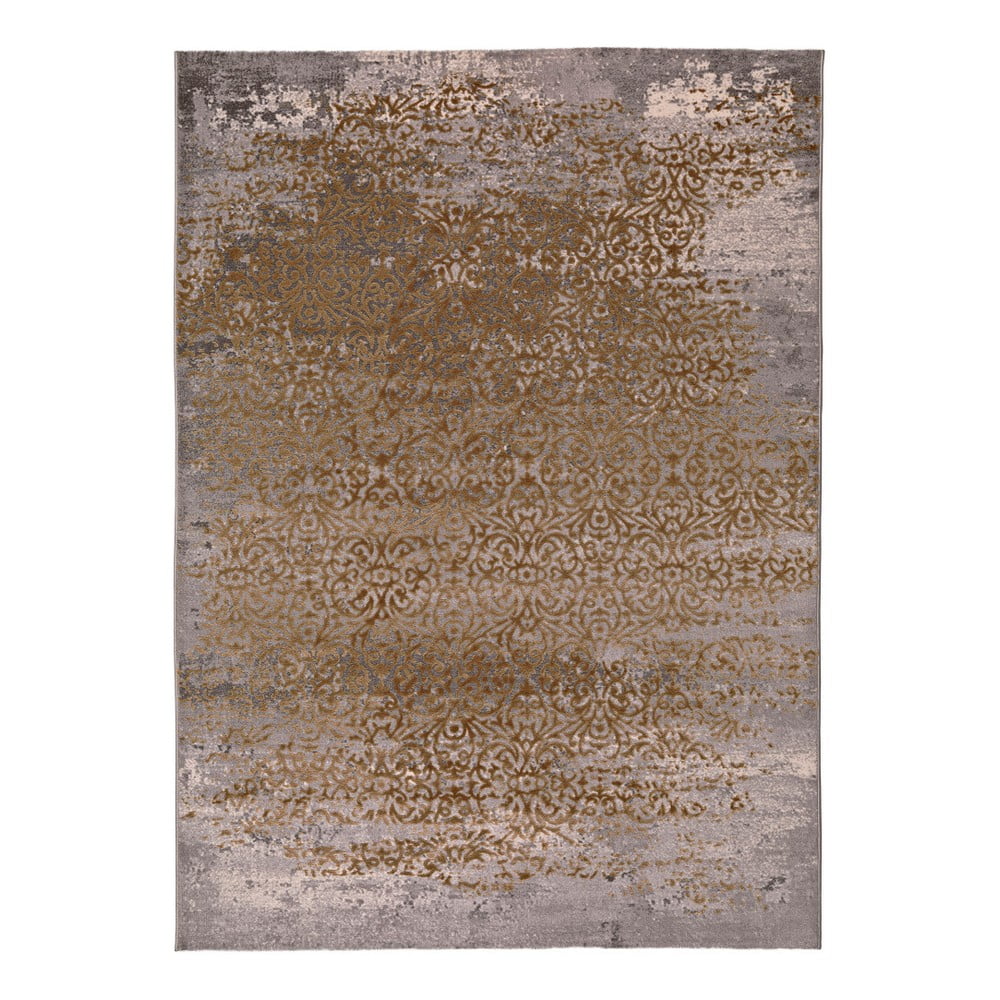 Covor Universal Danna Gold, 140 x 200 cm, gri – auriu Covoare