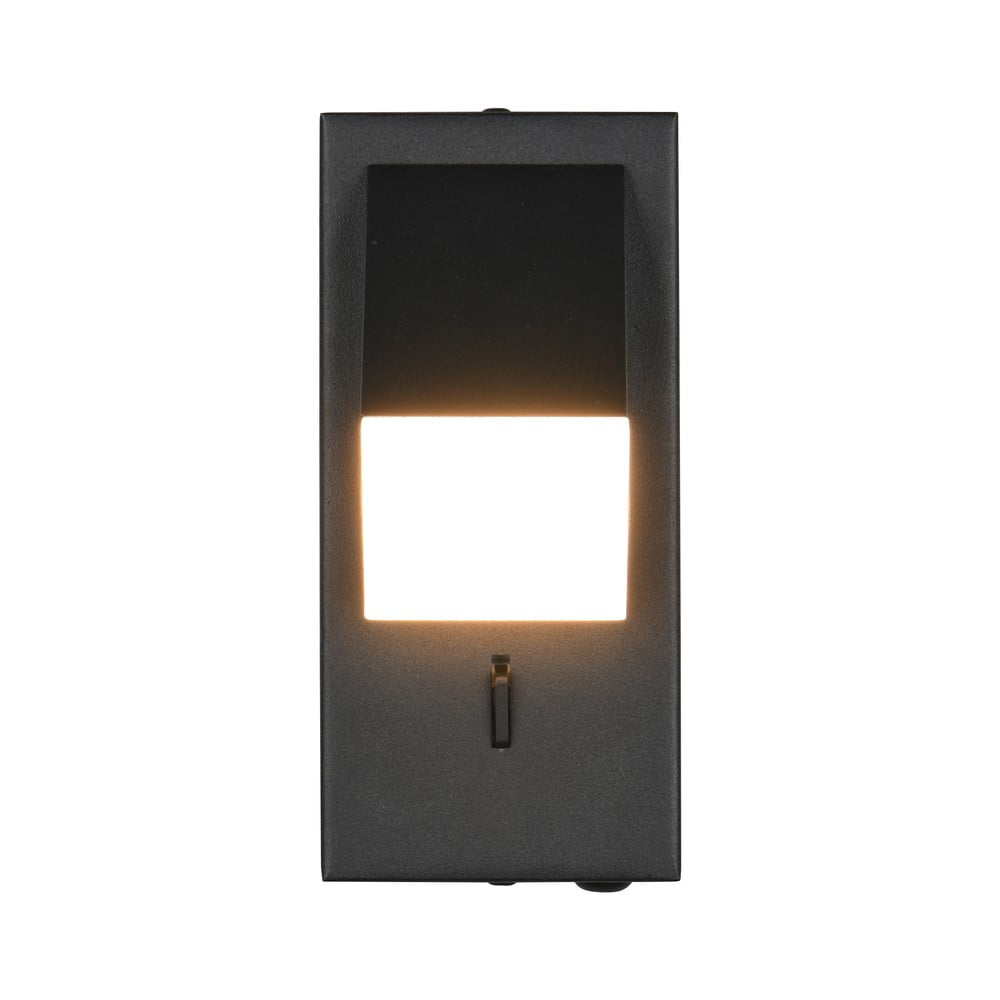 Aplică de perete negru-mat LED Raglan – Trio