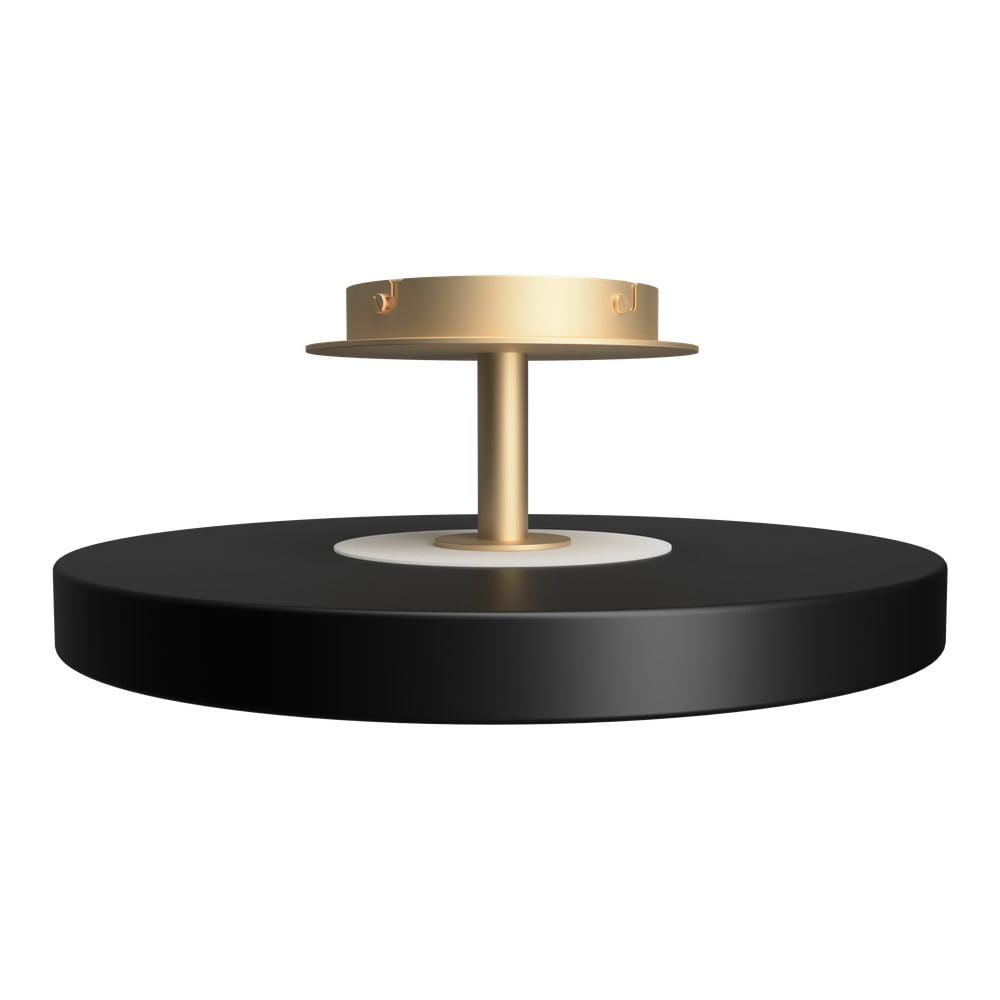Plafonieră neagră LED cu abajur din metal ø 43 cm Asteria Up – UMAGE