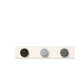 Cuier de perete lego®, 35 x 6,8 cm, negru-gri