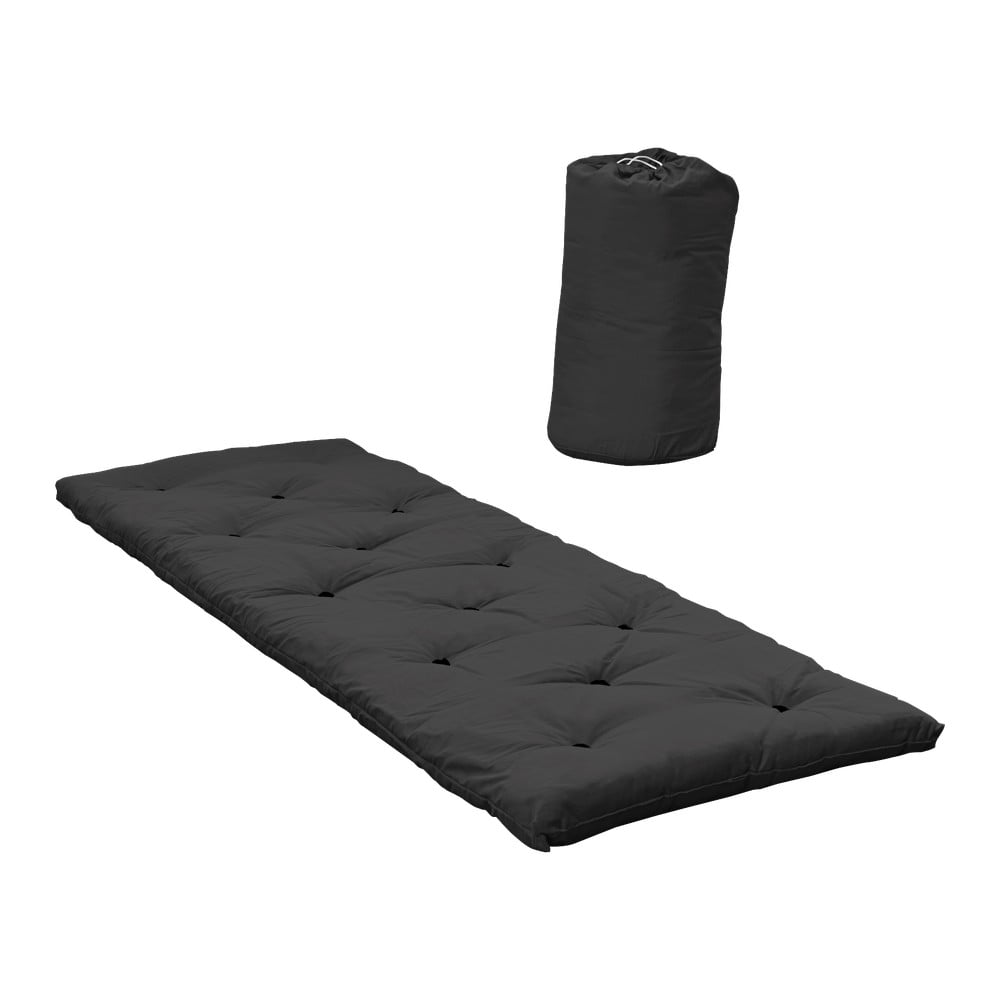 Saltea futon gri închis 70×190 cm Bed in a Bag Dark Grey – Karup Design 70x190