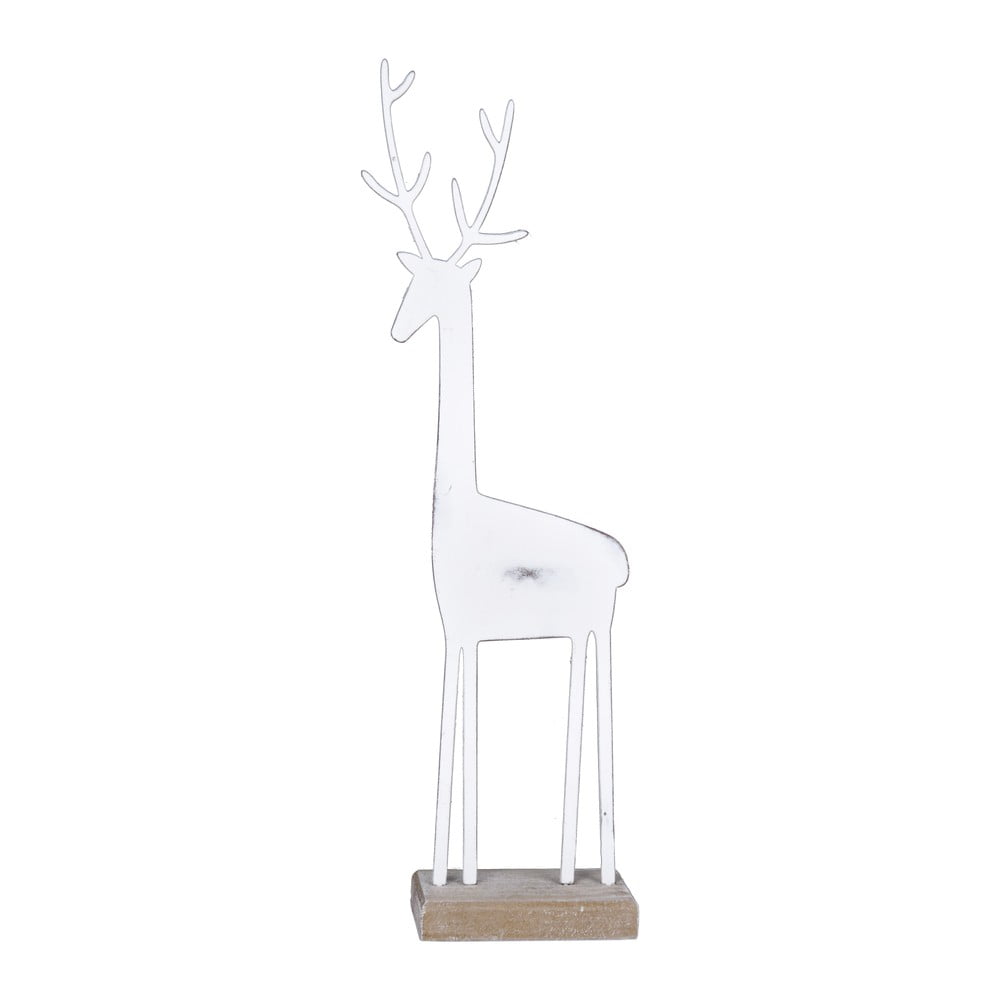 Figurină decorativă Crăciun Ego Dekor Deer, înălțime 25,5 cm, alb bonami.ro