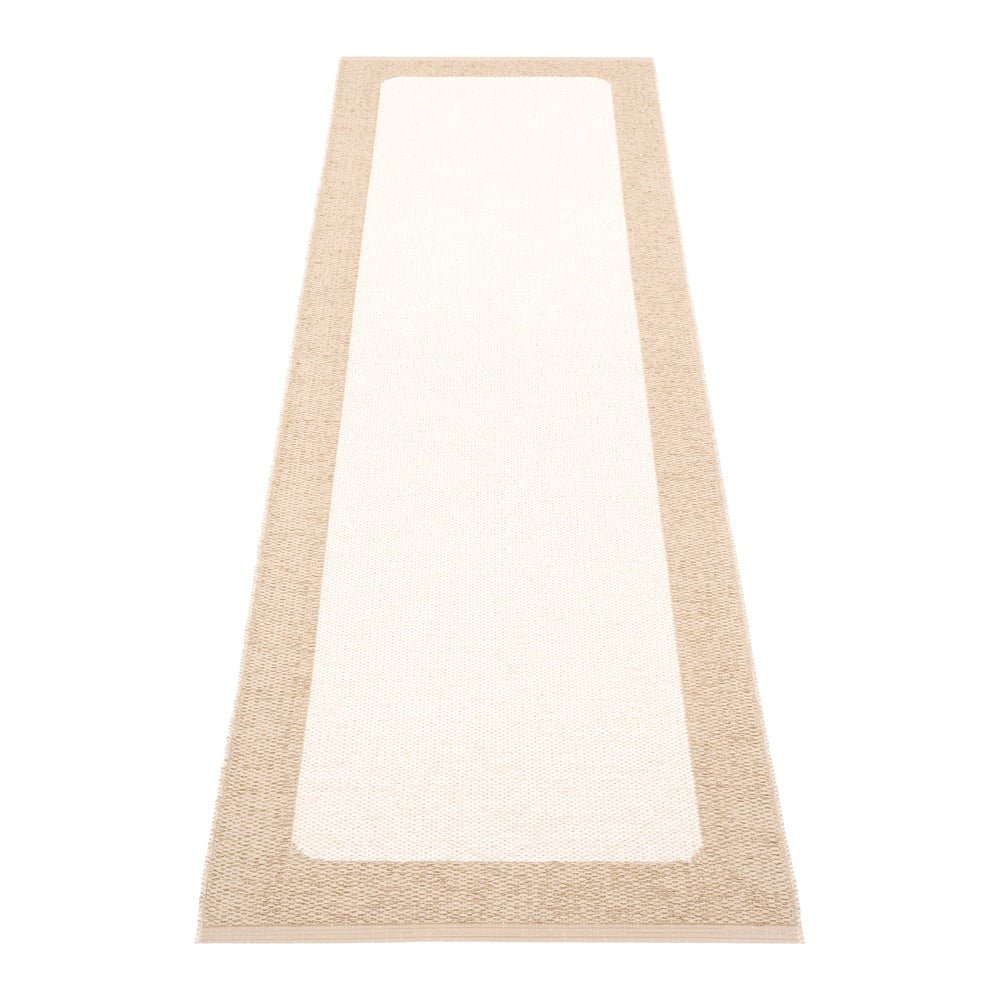 Covor tip traversă pentru interior și exterior bej/crem 70x240 cm Ilda Beige – Pappelina