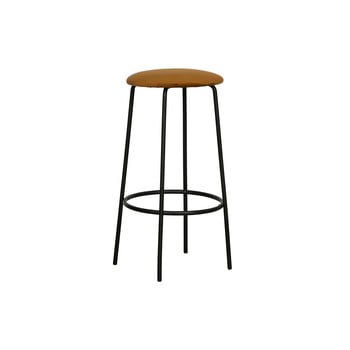 Scaun de bar woood mina, galben ocru