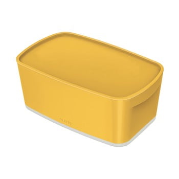 Cutie portabilă cu capac leitz cosy mailorder, volum 5 l, galben