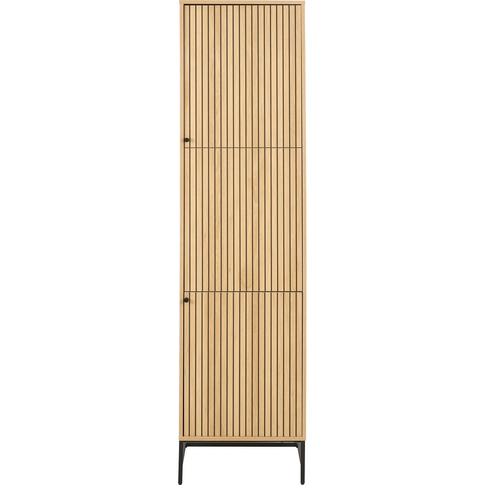 Șifonier în culoare naturală cu aspect de lemn de stejar 51x200x60 cm Albany – Actona