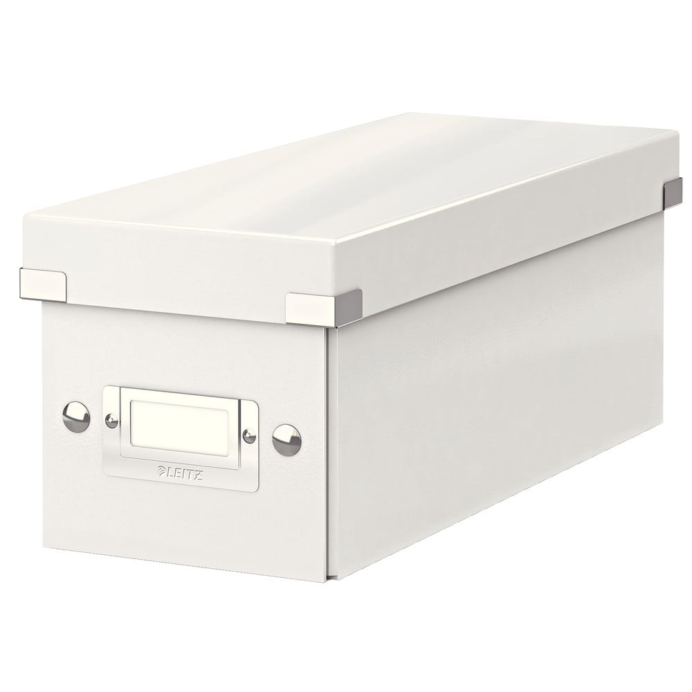  Cutie de depozitare din carton cu capac albă Click&Store - Leitz 
