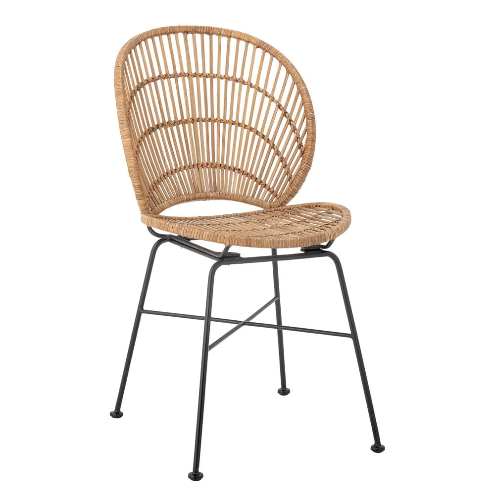 Scaun de dining în culoare naturală din ratan Fiore – Bloomingville