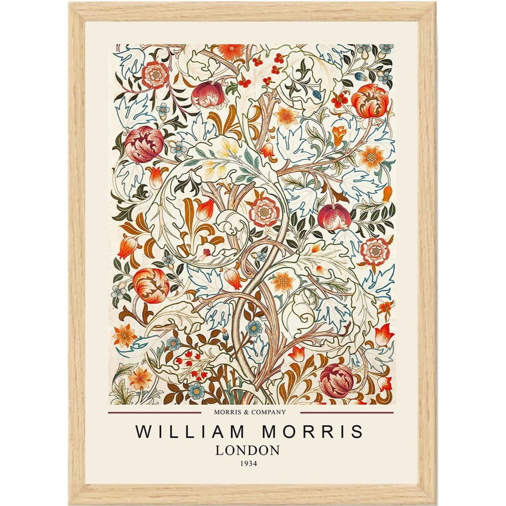  Poster cu ramă 35x45 cm William Morris – Wallity 