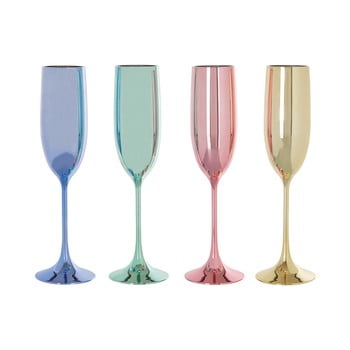 Set 4 pahare pentru șampanie premier housewares mimo, 180 ml