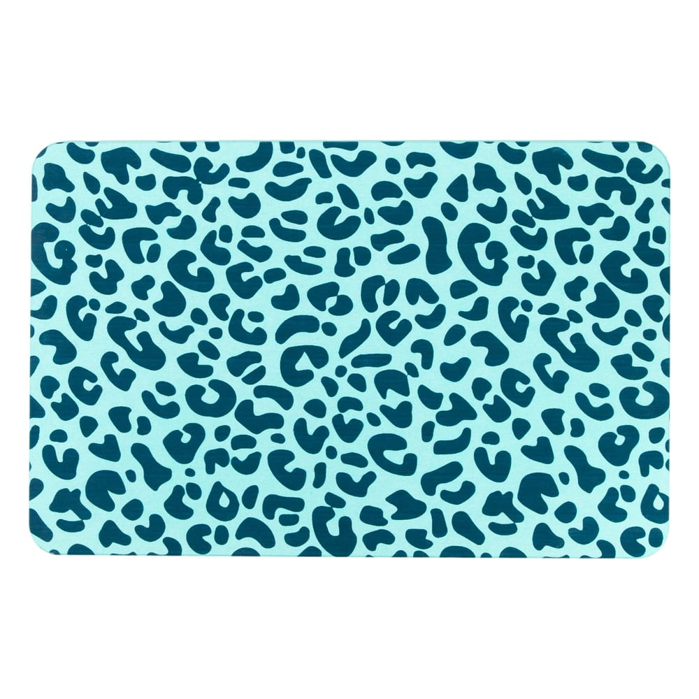  Covoraș de baie albastru deschis 39x60 cm Leopard – Artsy Doormats 