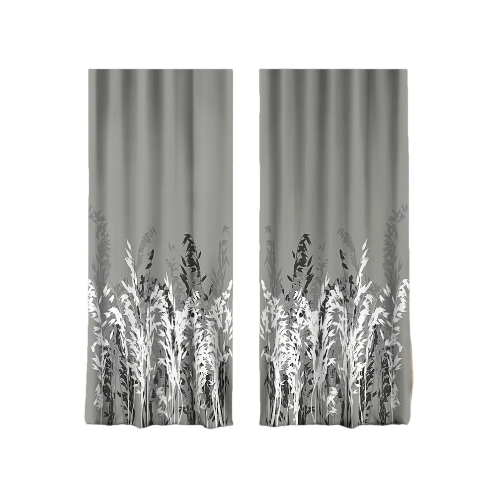 Draperii gri 2 buc. 140x260 cm – mila home