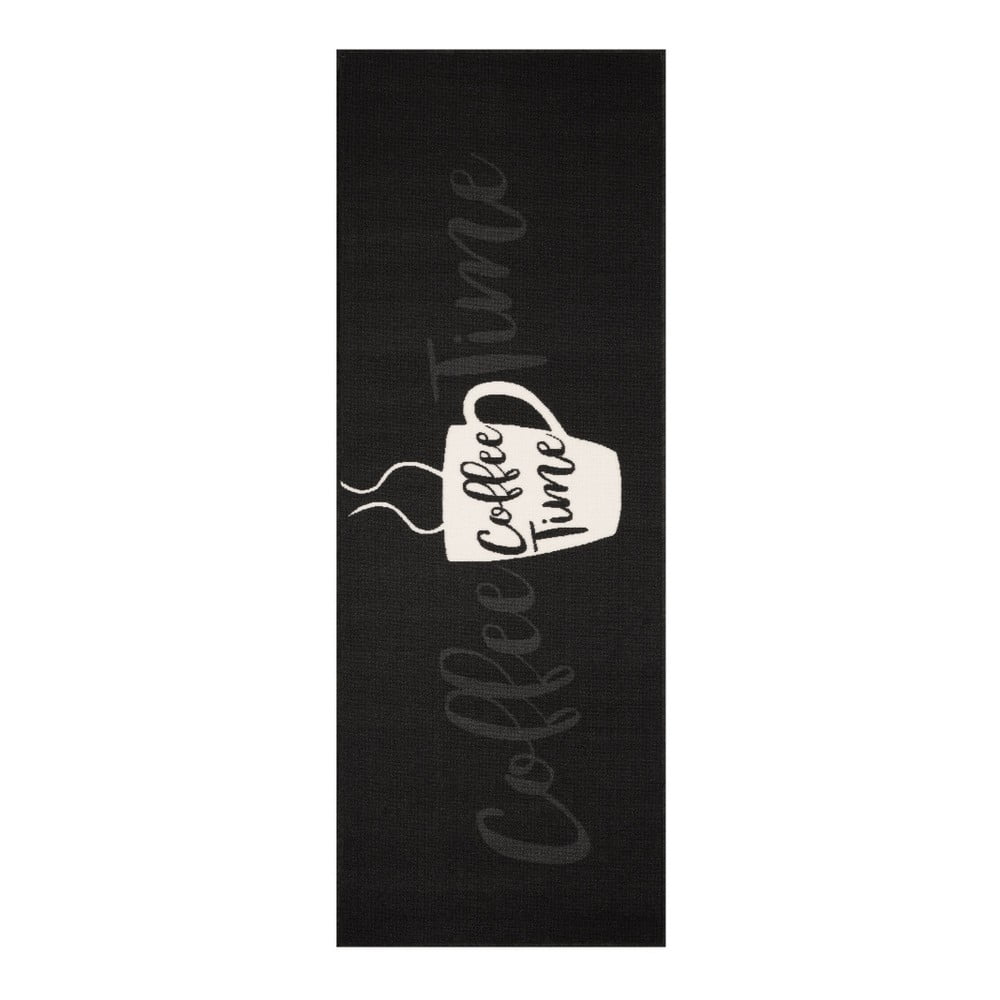 Covor de bucătărie / traversă Zala Living Coffee Time, 67 x 180 cm, negru 180 imagine noua