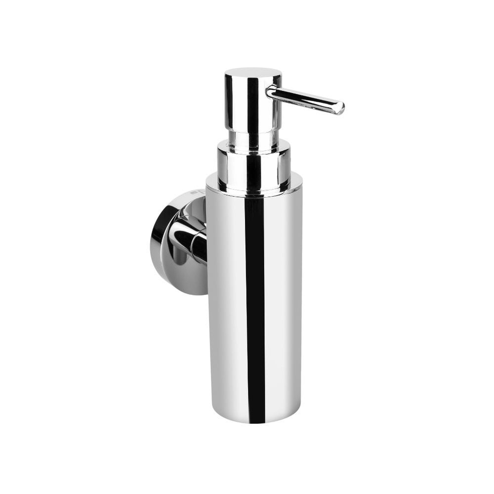 Dozator de săpun din alamă de perete silver sapho x-round, 150 ml, argintiu
