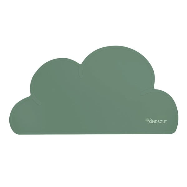 Suport din silicon pentru masă Kindsgut Cloud, 49 x 27 cm, verde