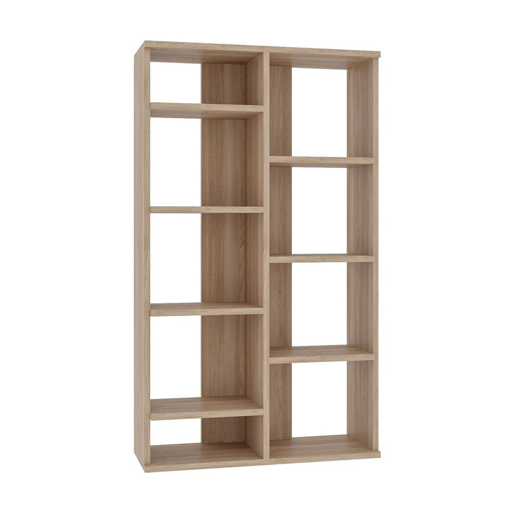  Bibliotecă cu aspect de lemn de stejar 72x124 cm Keota – Kalune Design 