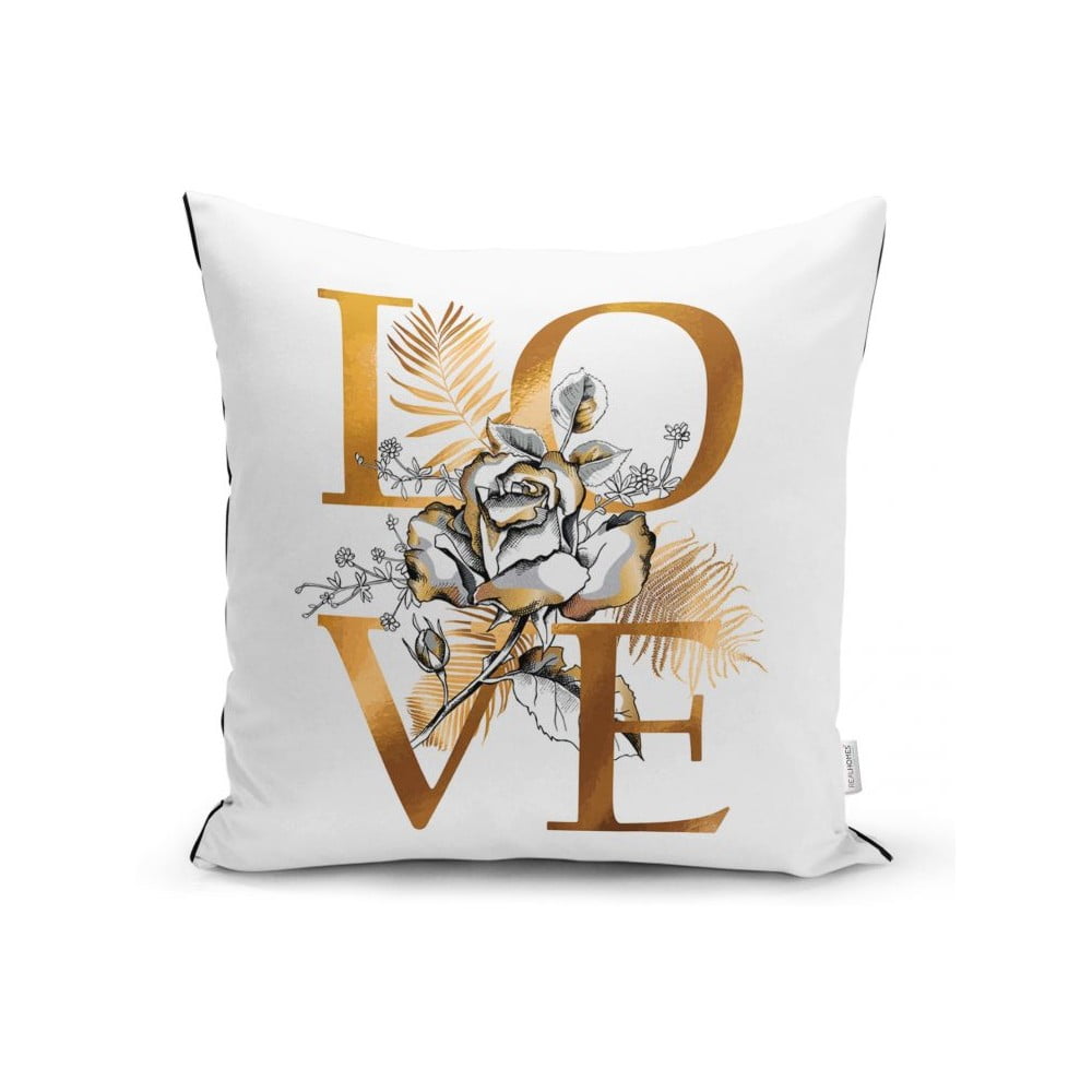 Față de pernă Minimalist Cushion Covers Golden Love Sign, 45 x 45 cm bonami.ro