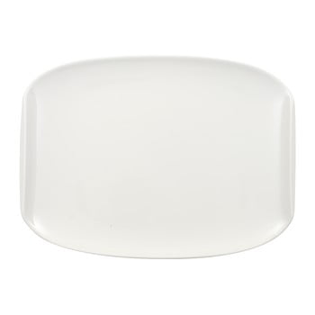Farfurie din porțelan villeroy & boch urban nature, 27 x 20 cm, alb