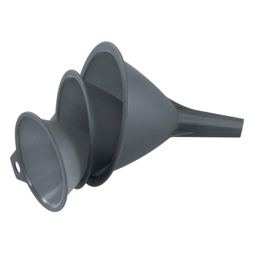 Set 3 pâlnii pentru bucătărie fackelmann food & more, gri