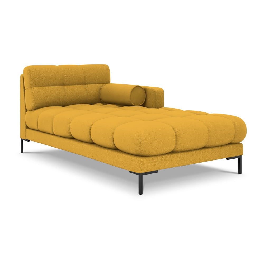 Șezlong divan cu cotieră pe partea dreaptă Cosmopolitan Design Bali, galben bonami.ro imagine 2022