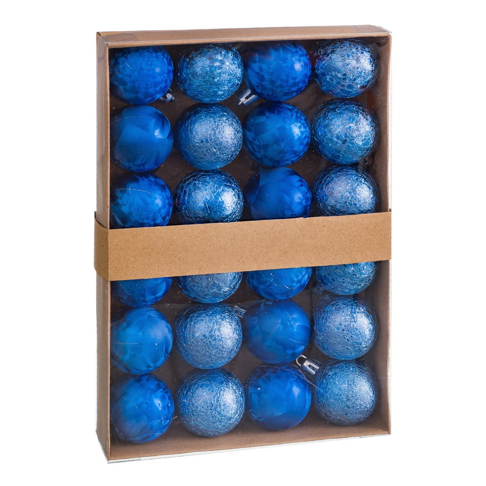 Set 24 globuri de Crăciun Unimasa Aguas, ø 4 cm, albastru bonami.ro
