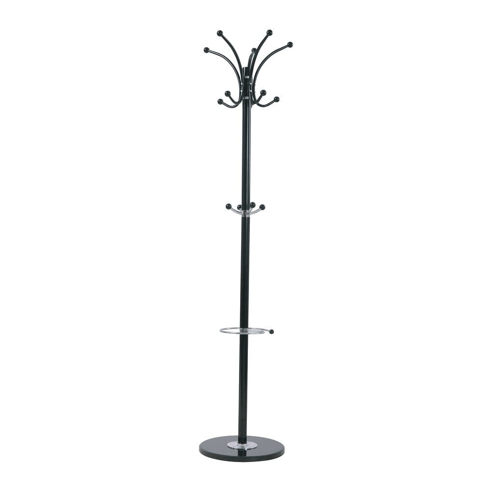 Negru metalic haină rack negru haină compactor