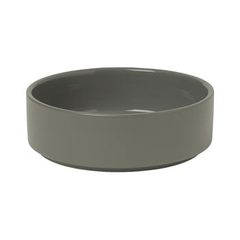 Bol din ceramică pentru musli / supă blomus pilar, gri