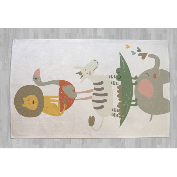 Covor Little Nice Things Love Animals, 195 x 135 cm