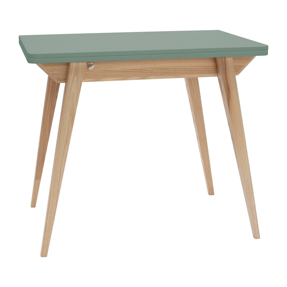 Masă de dining extensibilă cu blat verde 65x90 cm Envelope – Ragaba