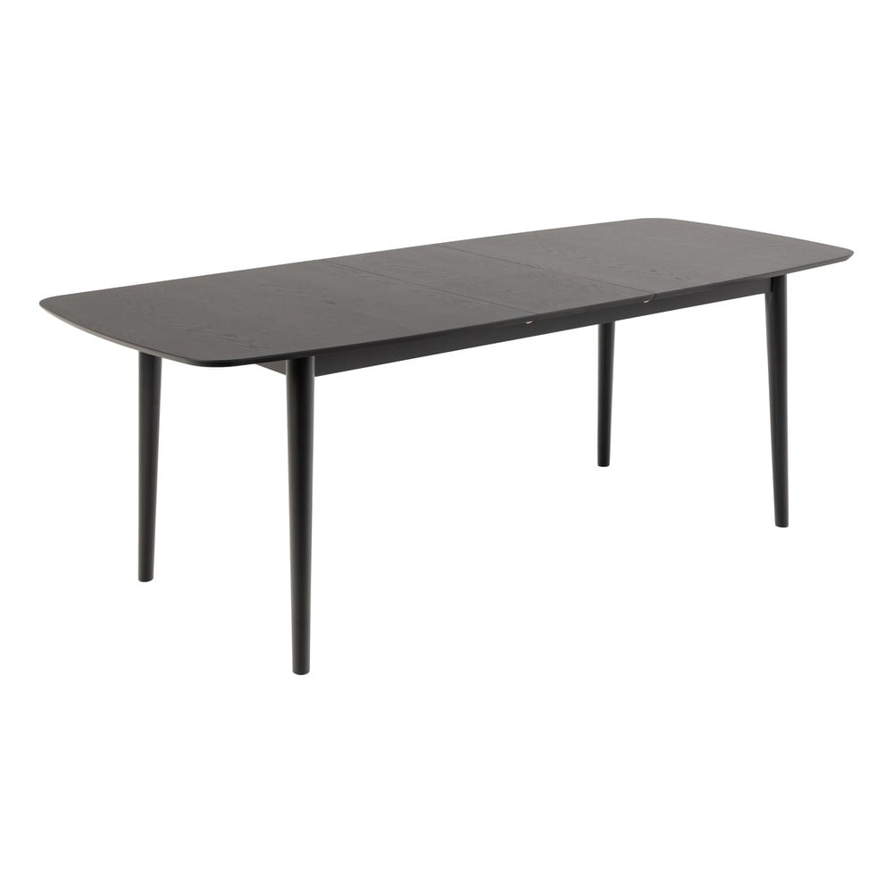 Masă de dining extensibilă cu blat cu aspect de lemn de stejar 90x219 cm Montreux – Actona