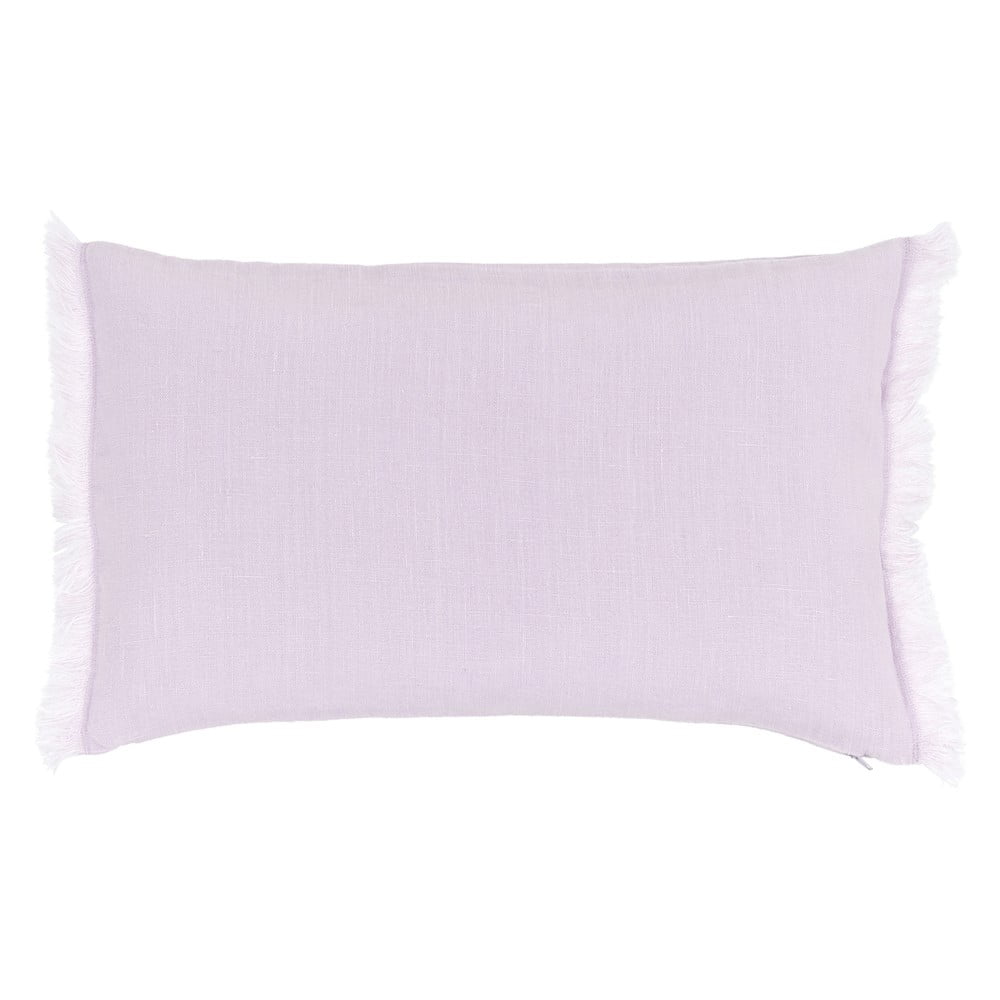 Față de pernă decorativă din in westwing collection luana, 30 x 50 cm, violet