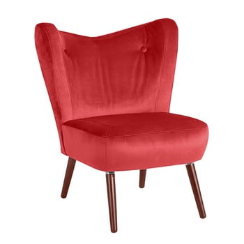 Fotoliu max winzer sari velvet, roșu