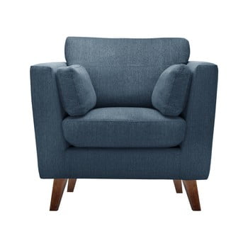 Fotoliu jalouse maison elisa, albastru denim