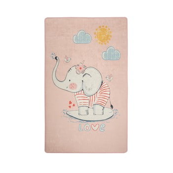 Covor antiderapant pentru copii chilai elephant, 140 x 190 cm