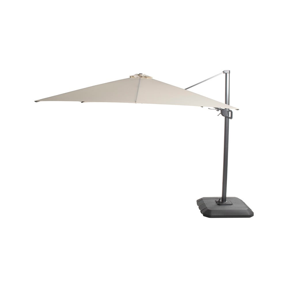 Umbrelă pătrată de soare suspendată hartman deluxe, 300 x 300 cm, bej