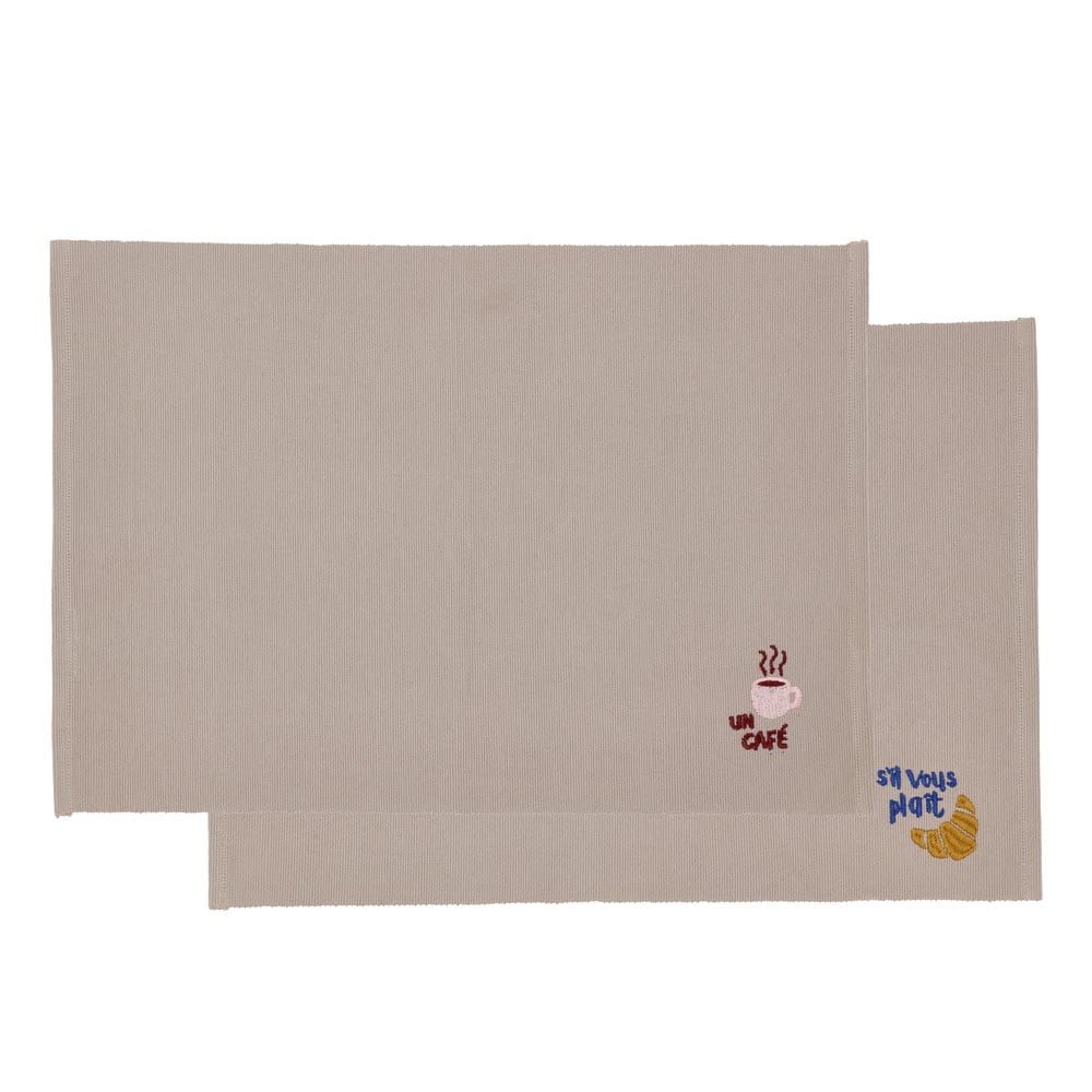 Suporturi pentru farfurii 2 buc. din bumbac 33x48 cm Bistro – Södahl