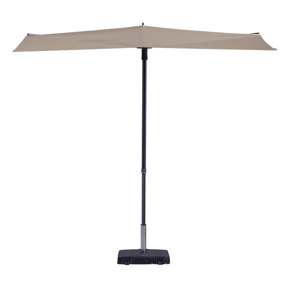 Umbrelă de soare semicirculară / parasolar Madison Sun wave, 270 x 150 cm, bej bonami.ro