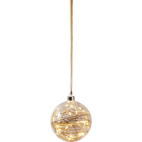 Glob luminos suspendat cu LED Best Season Ball, ø 14 cm, portocaliu