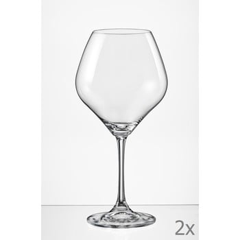Set 2 pahare pentru vin crystalex amoroso, 450 ml