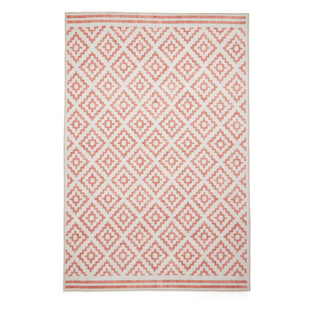 Covor portocaliu lavabil 152x230 cm Coral Orange – Think Rugs