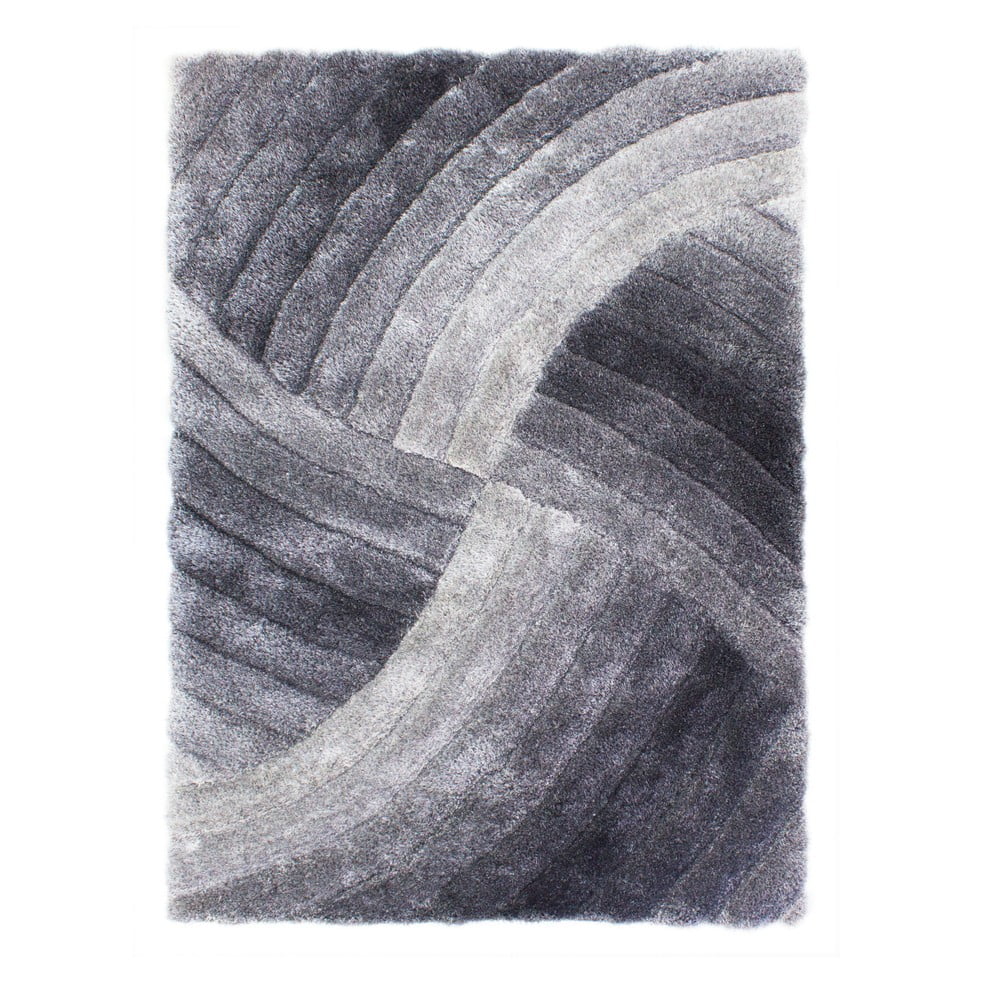 Covor Flair Rugs Furrow, 80 x 150 cm, gri